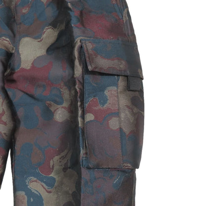 Dior Peter Doig Camouflage Technical Jacquard Cargo Pants 44 Multicolor — view 5