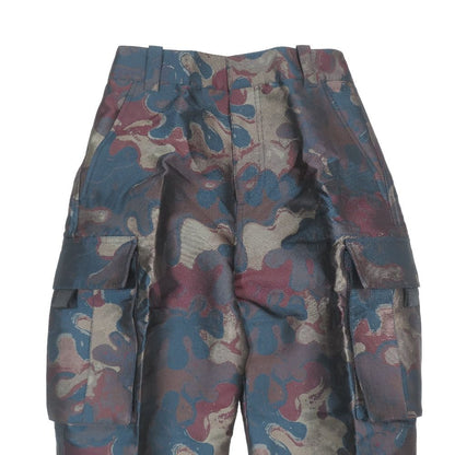 Dior Peter Doig Camouflage Technical Jacquard Cargo Pants 44 Multicolor — view 4