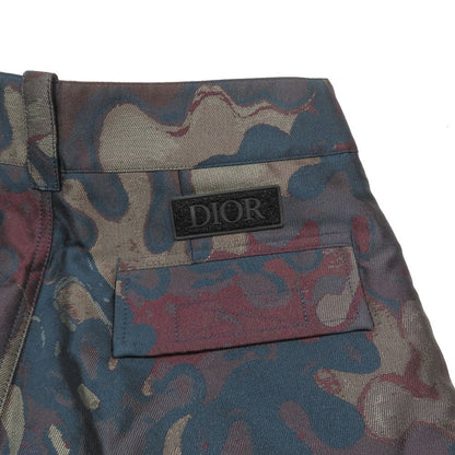Dior Peter Doig Camouflage Technical Jacquard Cargo Pants 44 Multicolor — view 6