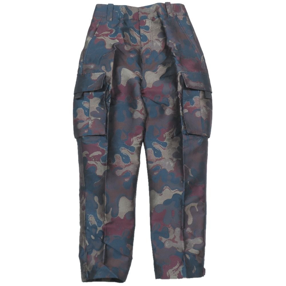 Dior Peter Doig Camouflage Technical Jacquard Cargo Pants 44 Multicolor