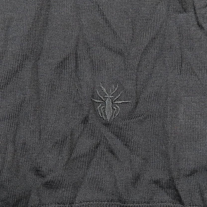 Dior Bee Wool Polo Shirt High Gee Knit Long Sleeve Accent Bee Embroidery — view 4