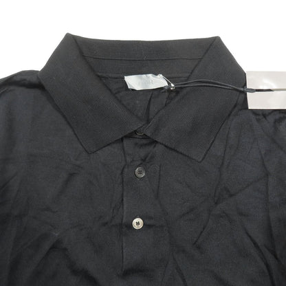 Dior Bee Wool Polo Shirt High Gee Knit Long Sleeve Accent Bee Embroidery — view 3
