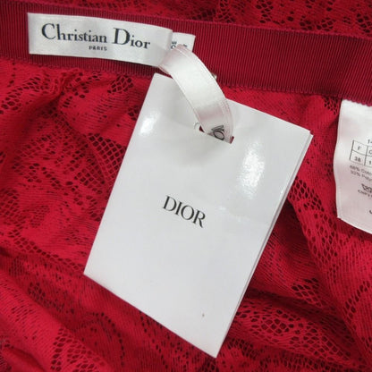 Dior Toile de Jouy Sauvage Cotton Blend Lace Long Skirt Logo — view 8