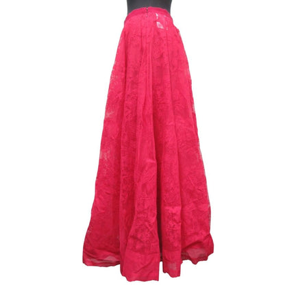 Dior Toile de Jouy Sauvage Cotton Blend Lace Long Skirt Logo — view 2