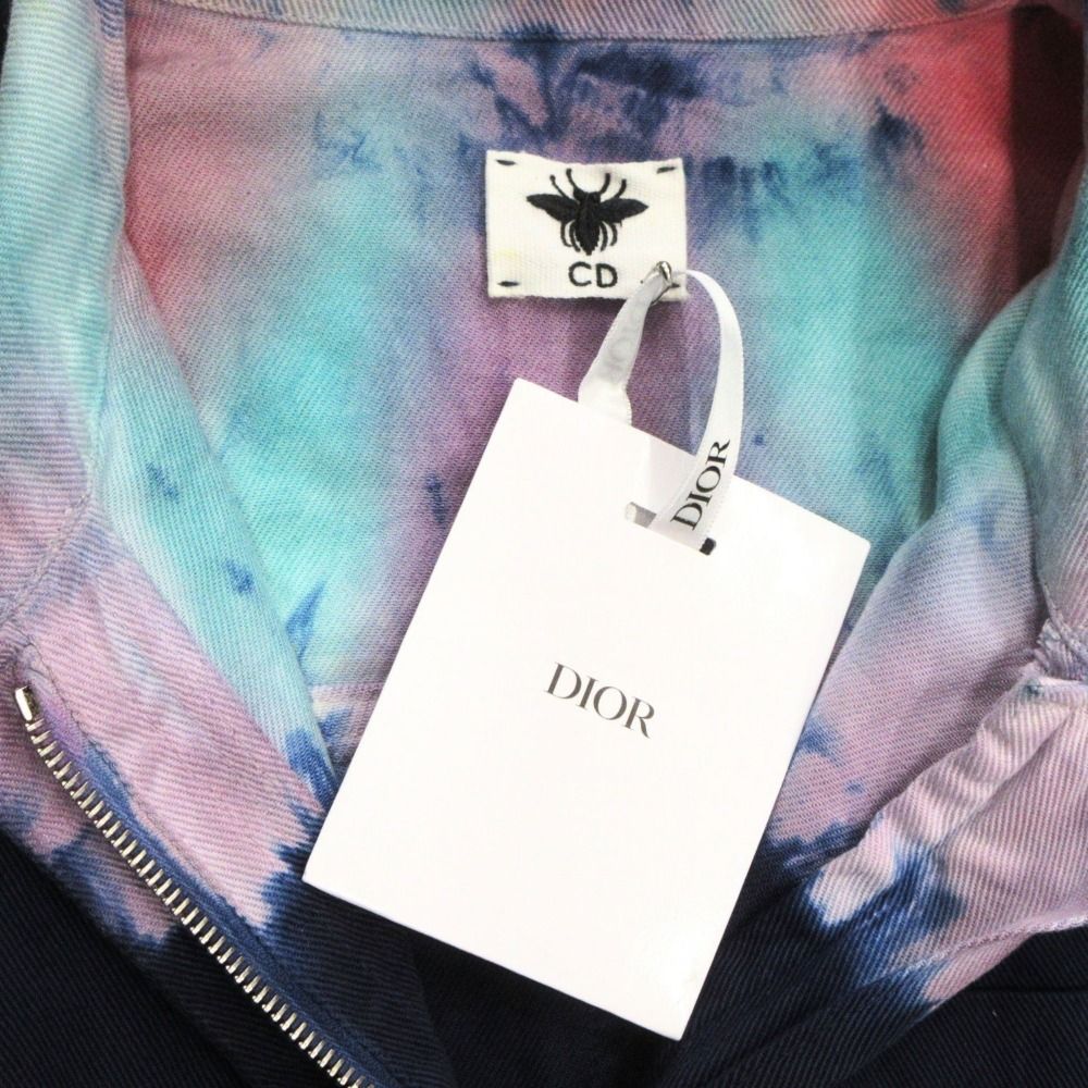 Dior Tie Dye Jeans Denim Jumps All in One Coverall 34 Blue Multi — view 8