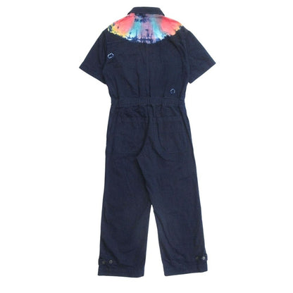 Dior Tie Dye Jeans Denim Jumps All in One Coverall 34 Blue Multi — view 2