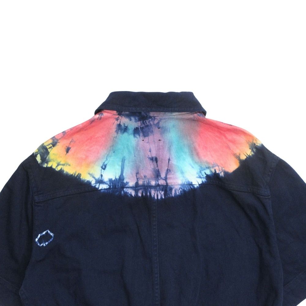 Dior Tie Dye Jeans Denim Jumps All in One Coverall 34 Blue Multi — view 4