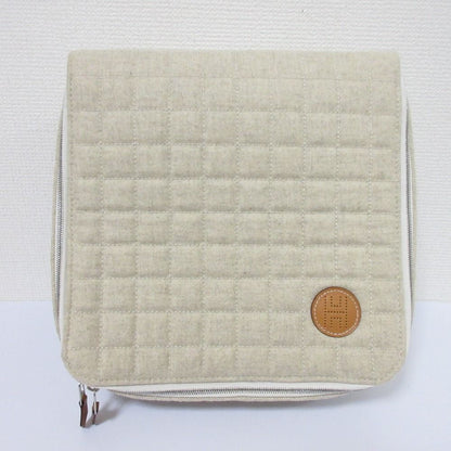 Hermes Paddock Pouch Travel Case Gray