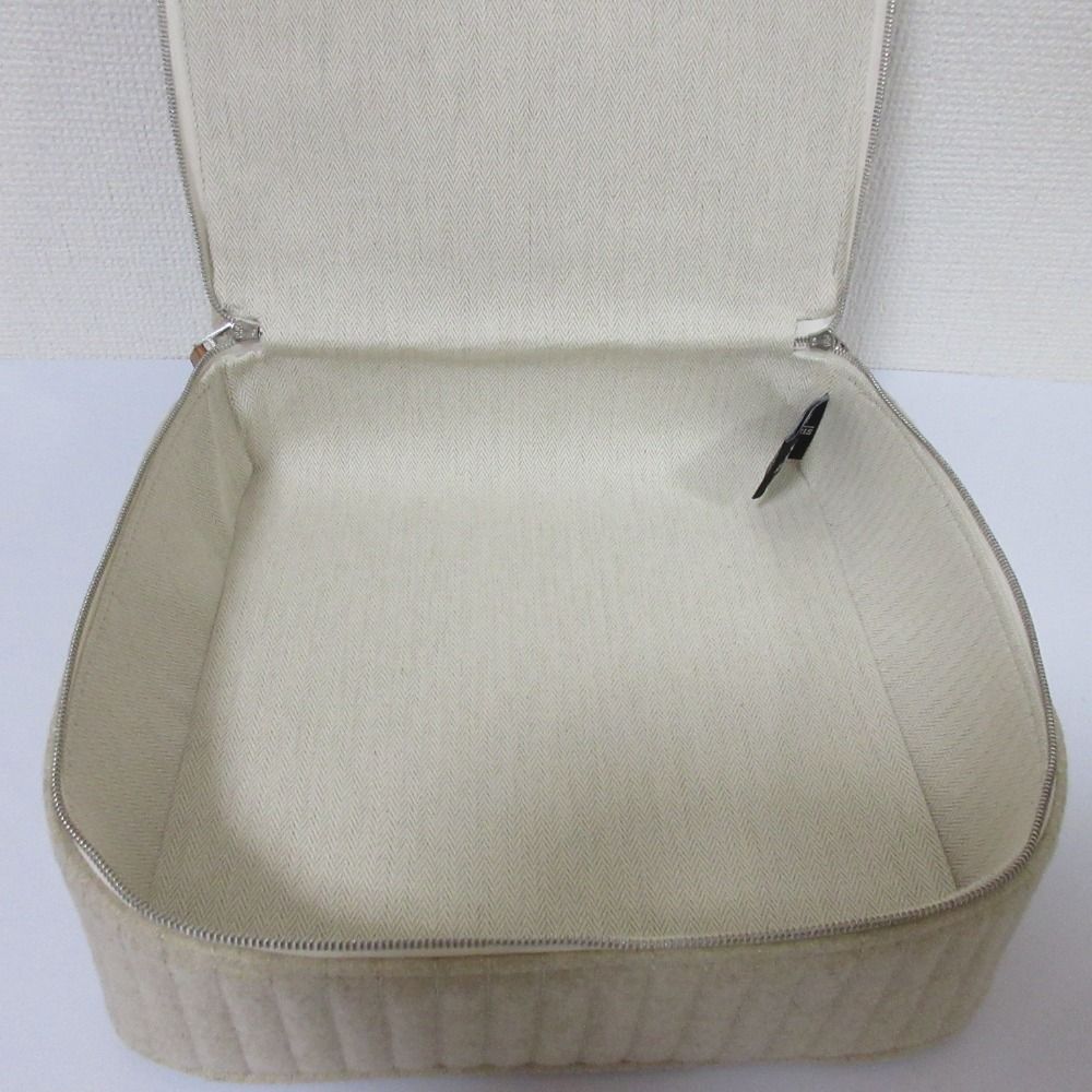 Hermes Paddock Pouch Travel Case Gray — view 7