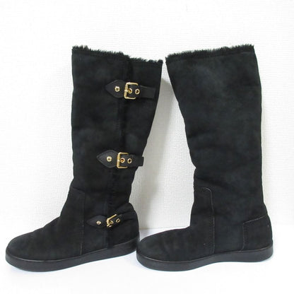 Louis Vuitton Shearling Boots With Belt — view 4