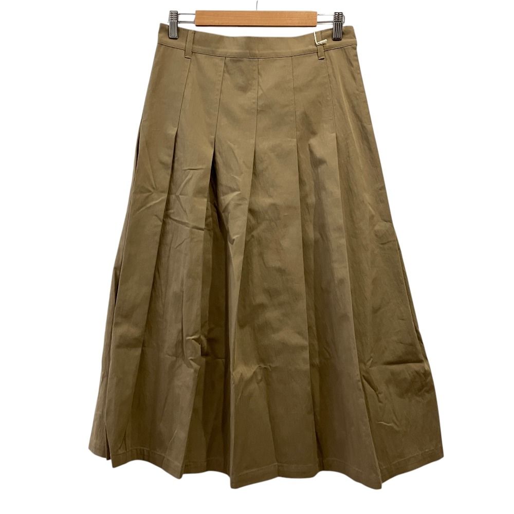 Max Mara Weekend Orme Wash Gabardine Skirt 38 Beige