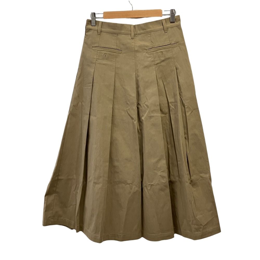 Max Mara Weekend Orme Wash Gabardine Skirt 38 Beige — view 2