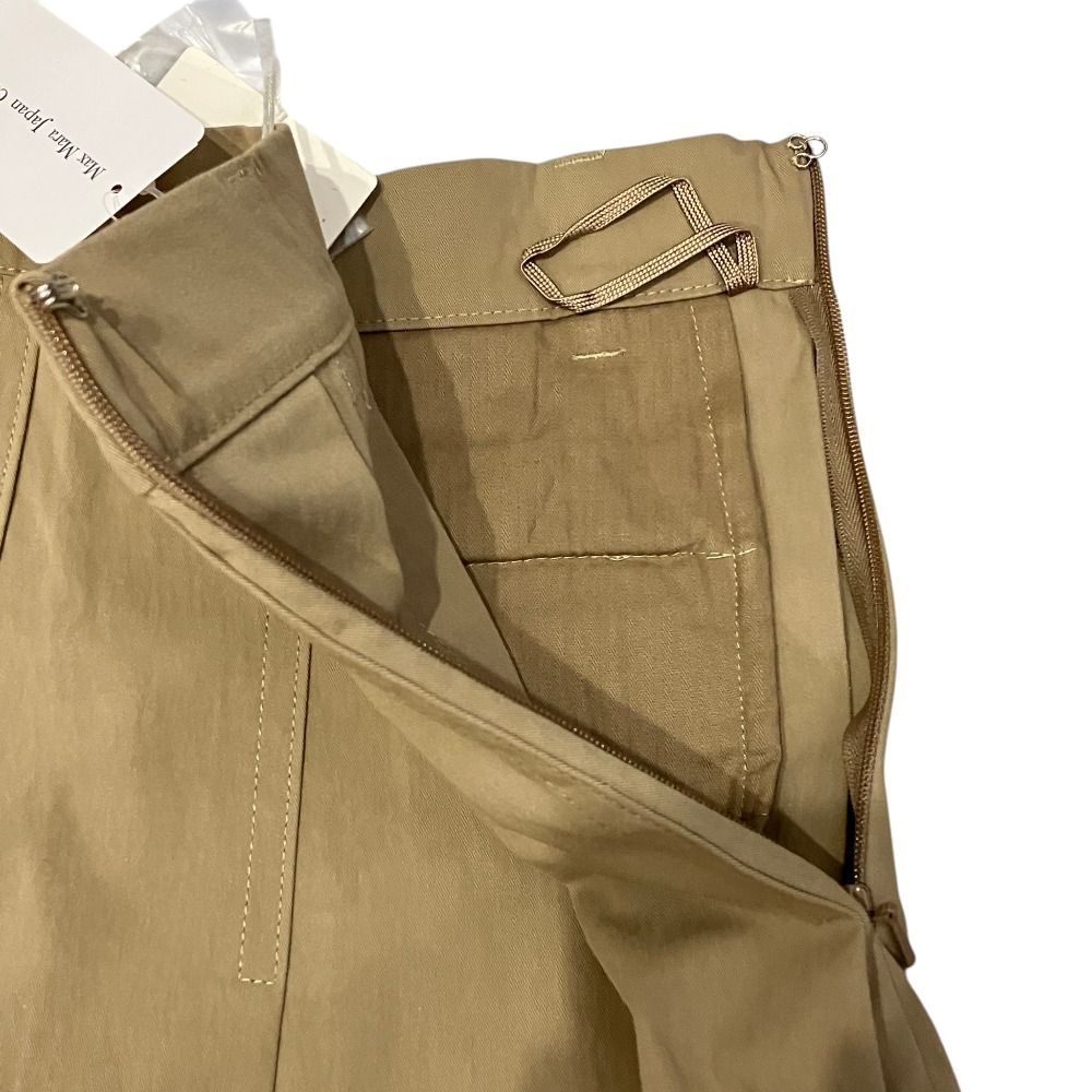 Max Mara Weekend Orme Wash Gabardine Skirt 38 Beige — view 3