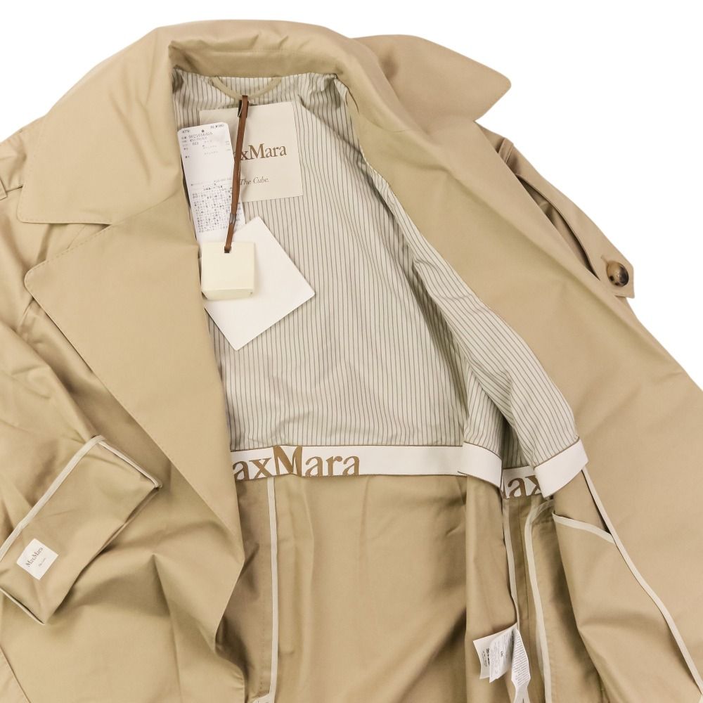 Max Mara the Cube Mtcutrench Oversized Trench Coat 38 Beige — view 6