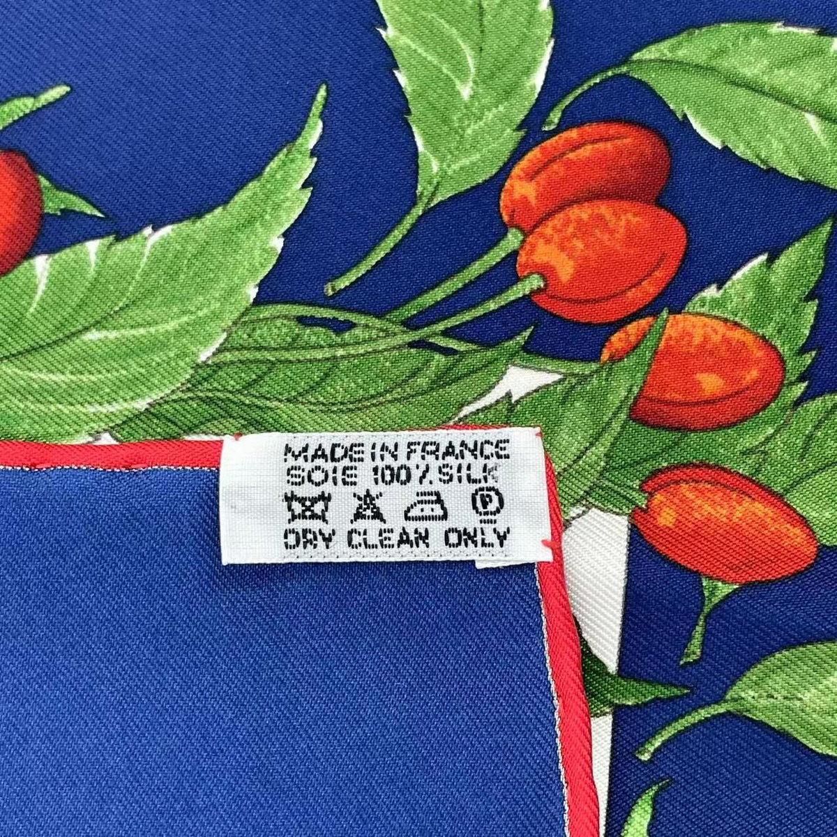 Hermes Carre 90 Coeur Des Bois In The Woods Navy 100% Silk Scarf — view 7