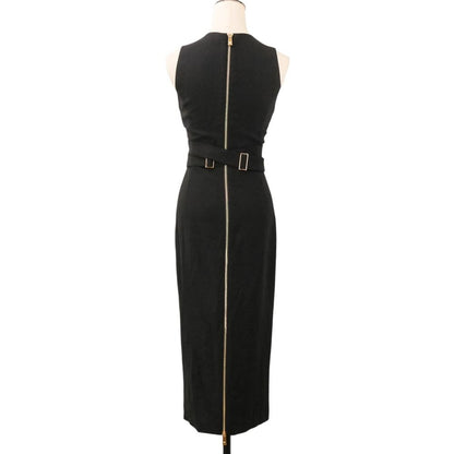 Versace High Quality Medusa Belt Sleeveless Dress Long 36 Black — view 4