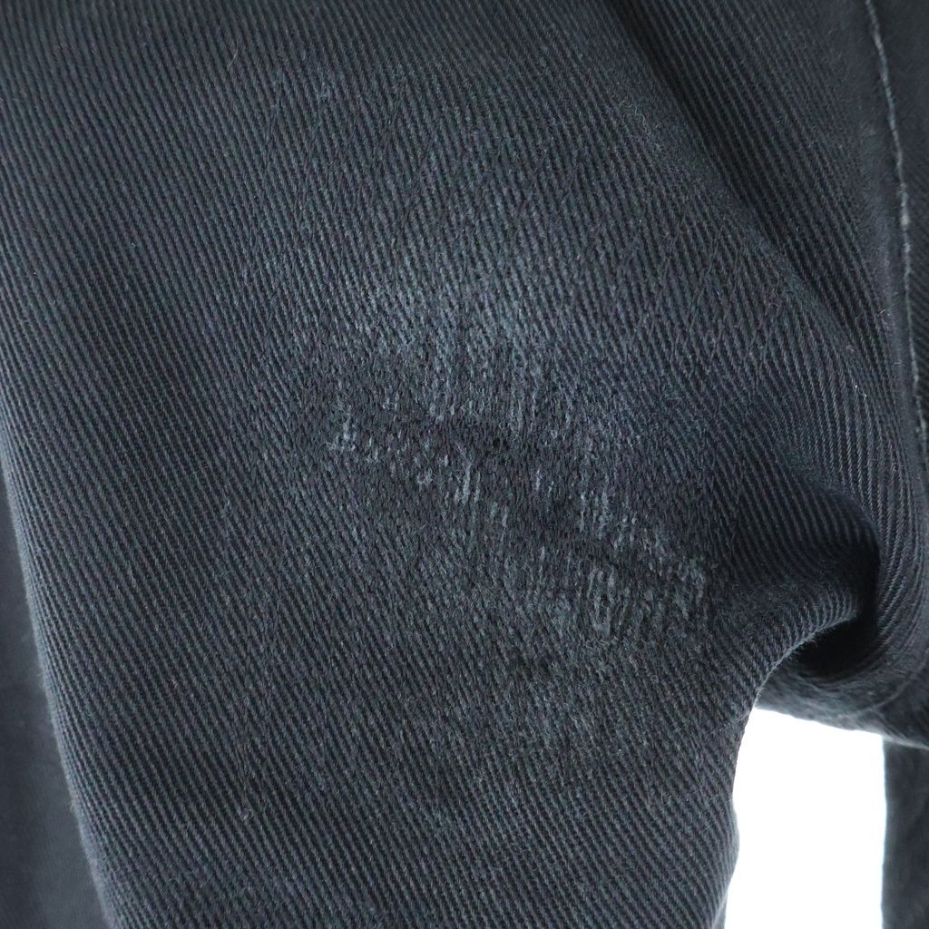 Chrome Hearts Vintage SL Fleurknee Denim Pants Black — view 6