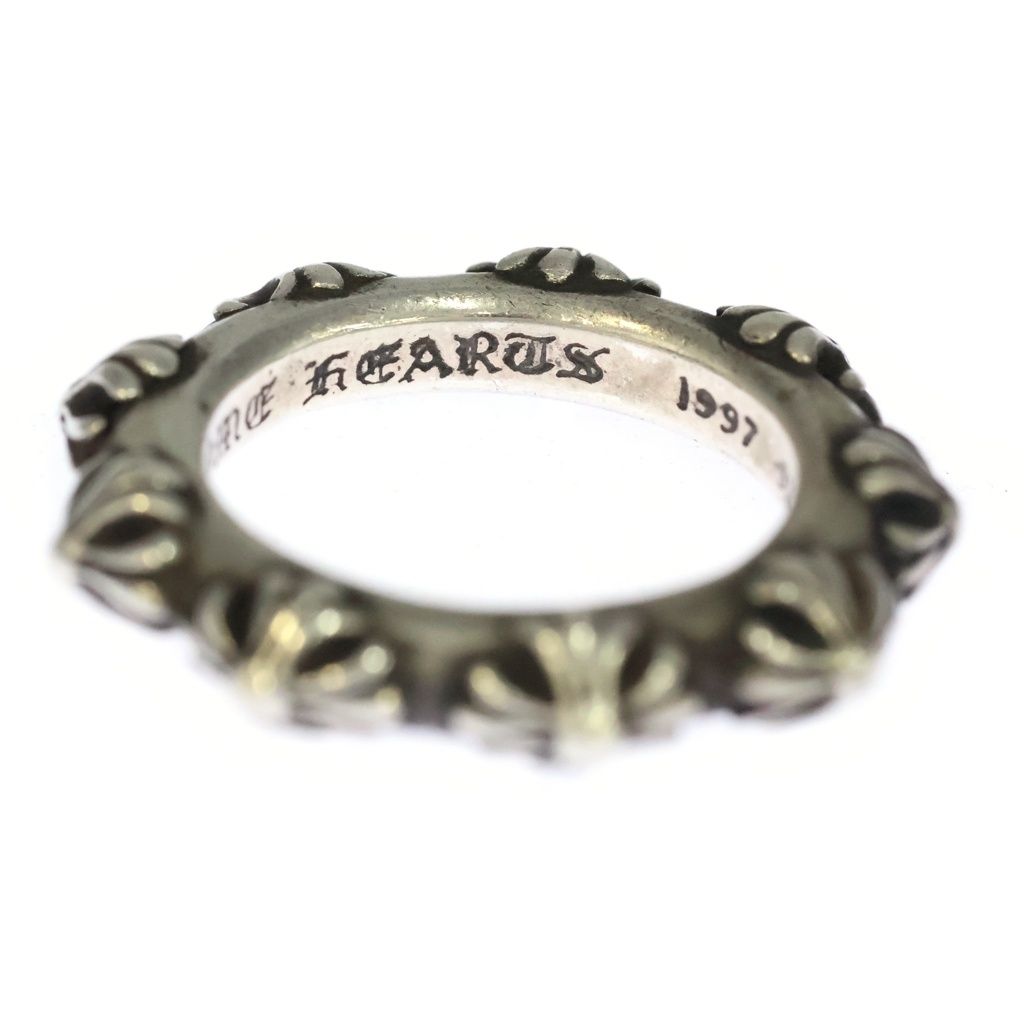 Chrome Hearts Cross Band Ring Silver — view 5