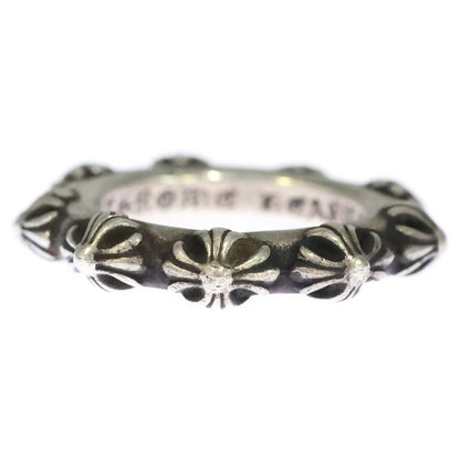 Chrome Hearts Cross Band Ring Silver
