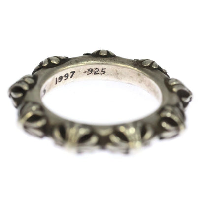 Chrome Hearts Cross Band Ring Silver — view 6