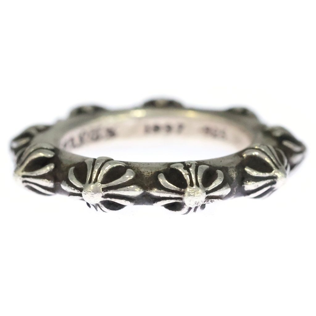 Chrome Hearts Cross Band Ring Silver — view 3