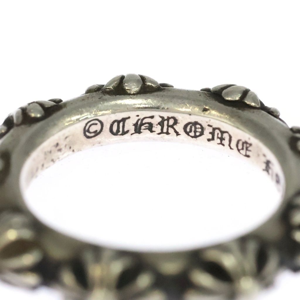 Chrome Hearts Cross Band Ring Silver — view 4