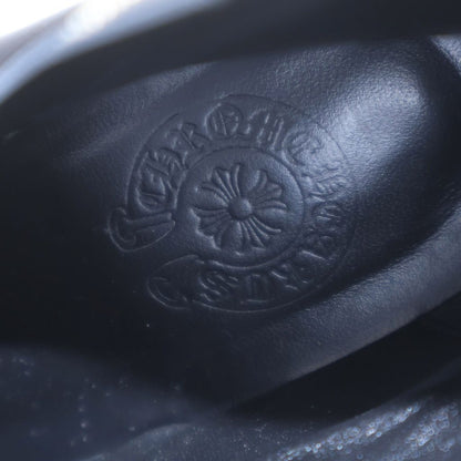 Chrome Hearts Suger Jones Cross Patch Side Zip Heels Boots Black — view 4