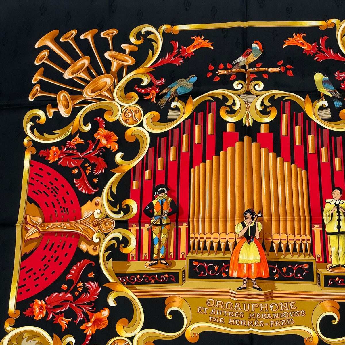 Hermes Carre 90 Orgauphone Et Autres Mecaniques Pipe Organ And Clockwork — view 2