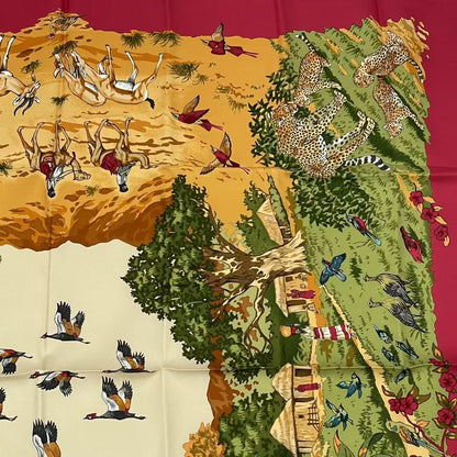 Hermes Scarf Silk Carre 90 Africa — view 3