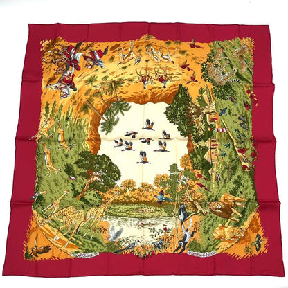 Hermes Scarf Silk Carre 90 Africa