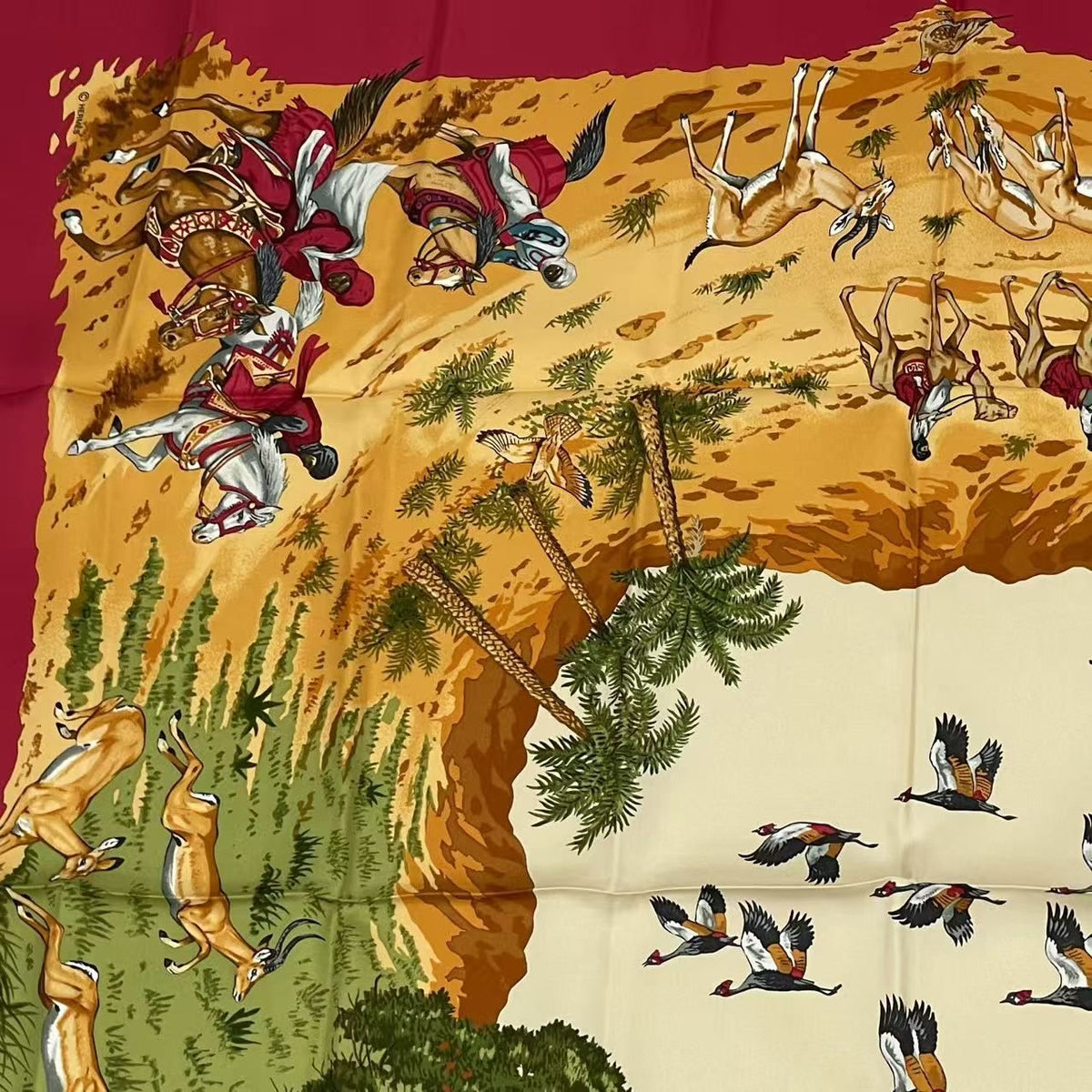 Hermes Scarf Silk Carre 90 Africa — view 2