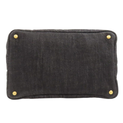Prada Canapa 2-Way Handbag Denim — view 4