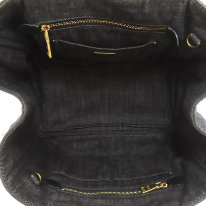 Prada Canapa 2-Way Handbag Denim — view 5