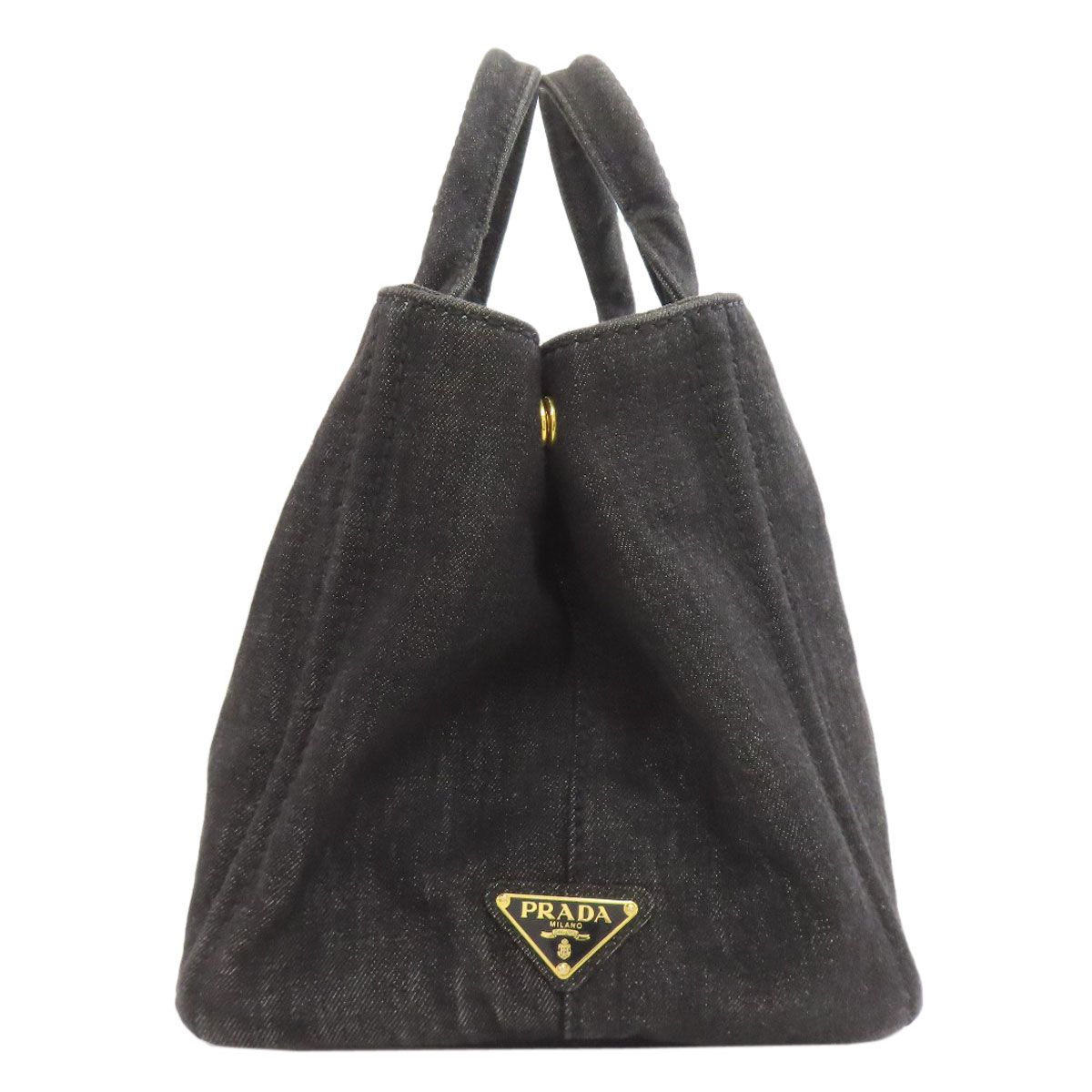 Prada Canapa 2-Way Handbag Denim — view 3