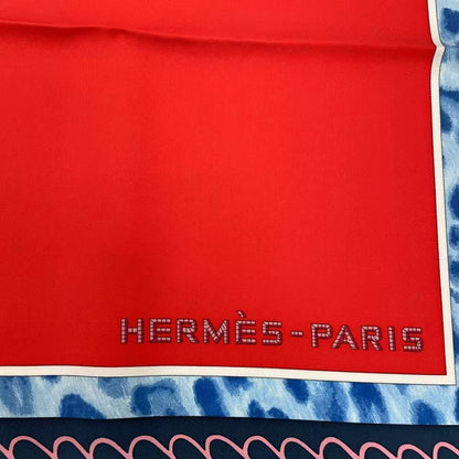 Hermes Carre 90 Selle D'apparat Marocaine Moroccan Ceremonial Saddle Scarf Silk — view 7