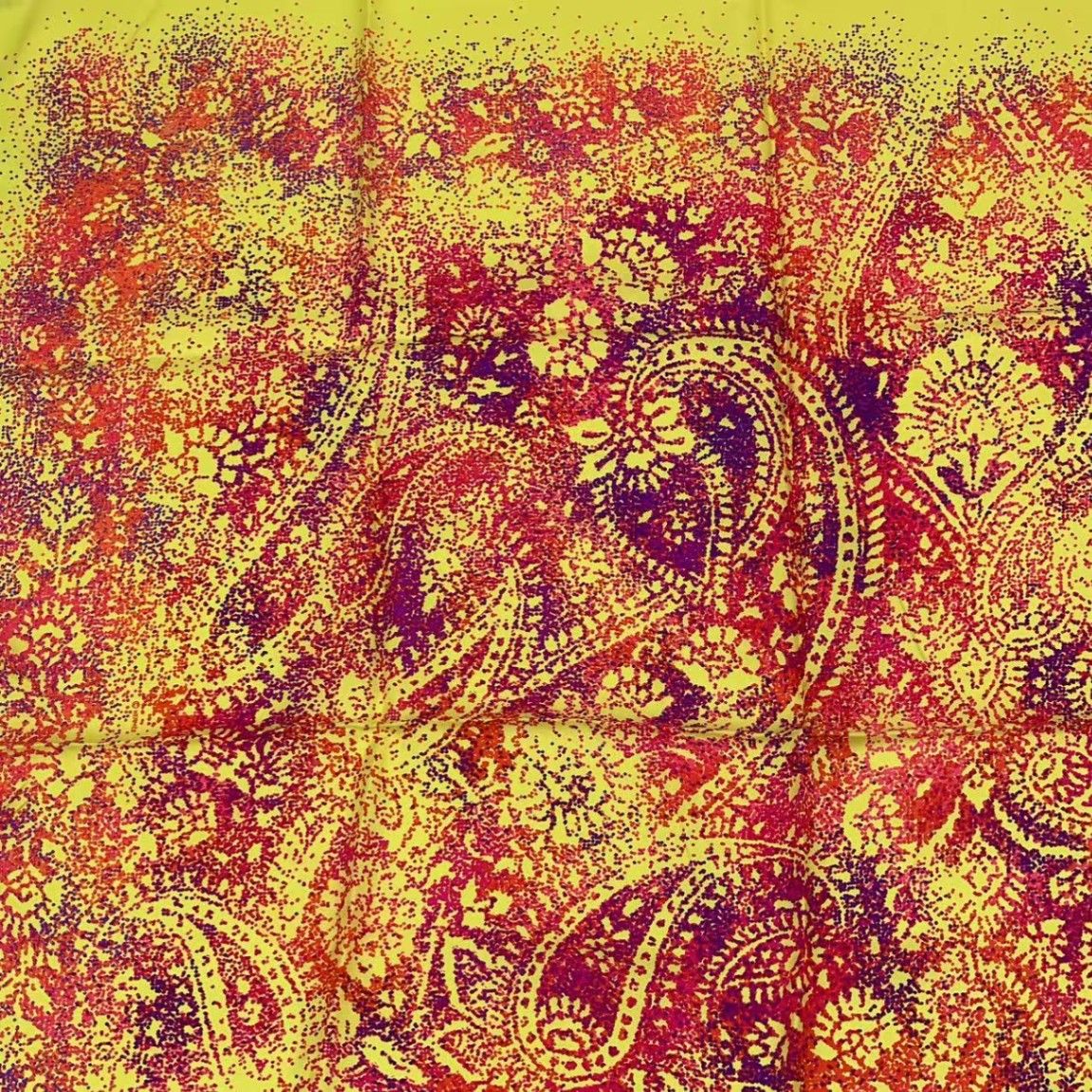 Hermes Scarf Silk Carre 90 Indian Yellow — view 3