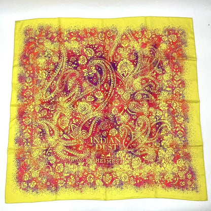 Hermes Scarf Silk Carre 90 Indian Yellow
