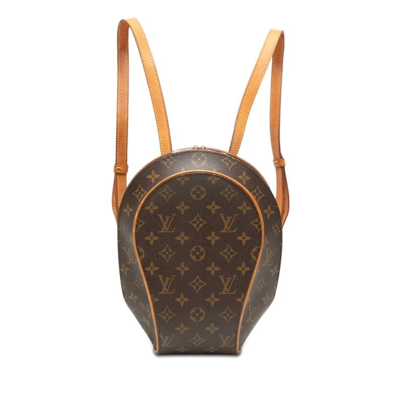 Louis Vuitton Monogram Ellipse Sac A Dos Backpack Brown Leather
