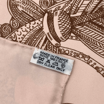 Hermes Carre 90 Silk Scarf Ashanti Pink — view 6