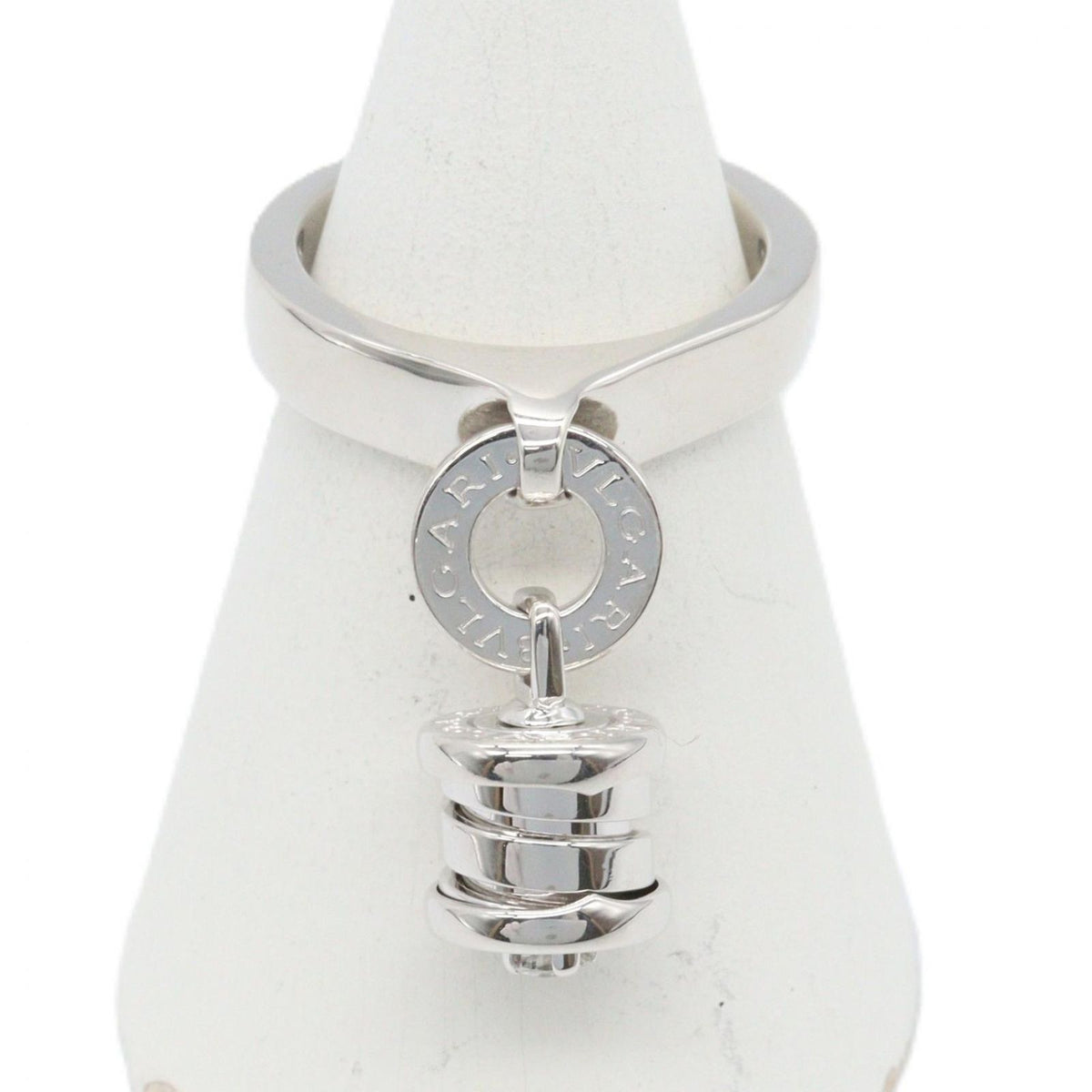 Bvlgari Ring B.Zero1 Element 18K White Gold Diamond — view 2