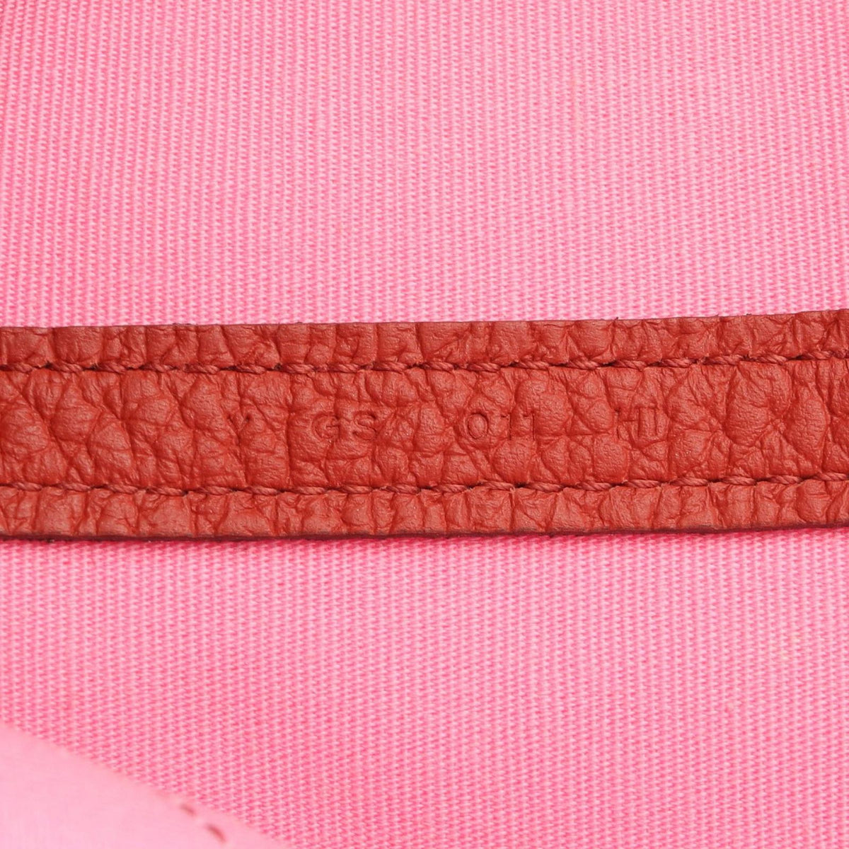 Hermes Tote Bag Garden File PM Pink Rouge Ducese 2-Way — view 5