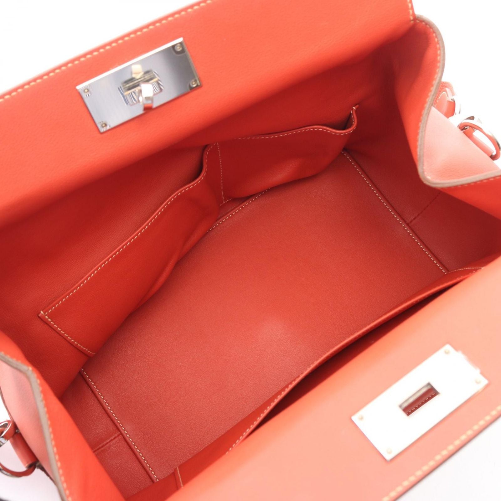Hermes Handbag Tool Box 26 2-Way Coral Pink — view 3