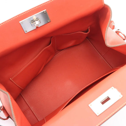 Hermes Handbag Tool Box 26 2-Way Coral Pink — view 3