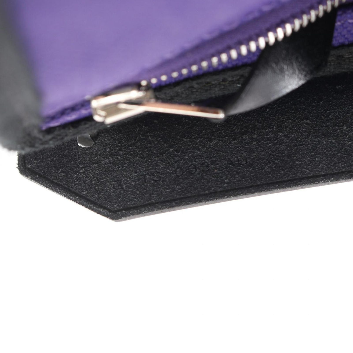 Hermes Shoulder Bag Herbag Zip Mini Purple Black Canvas Leather — view 5