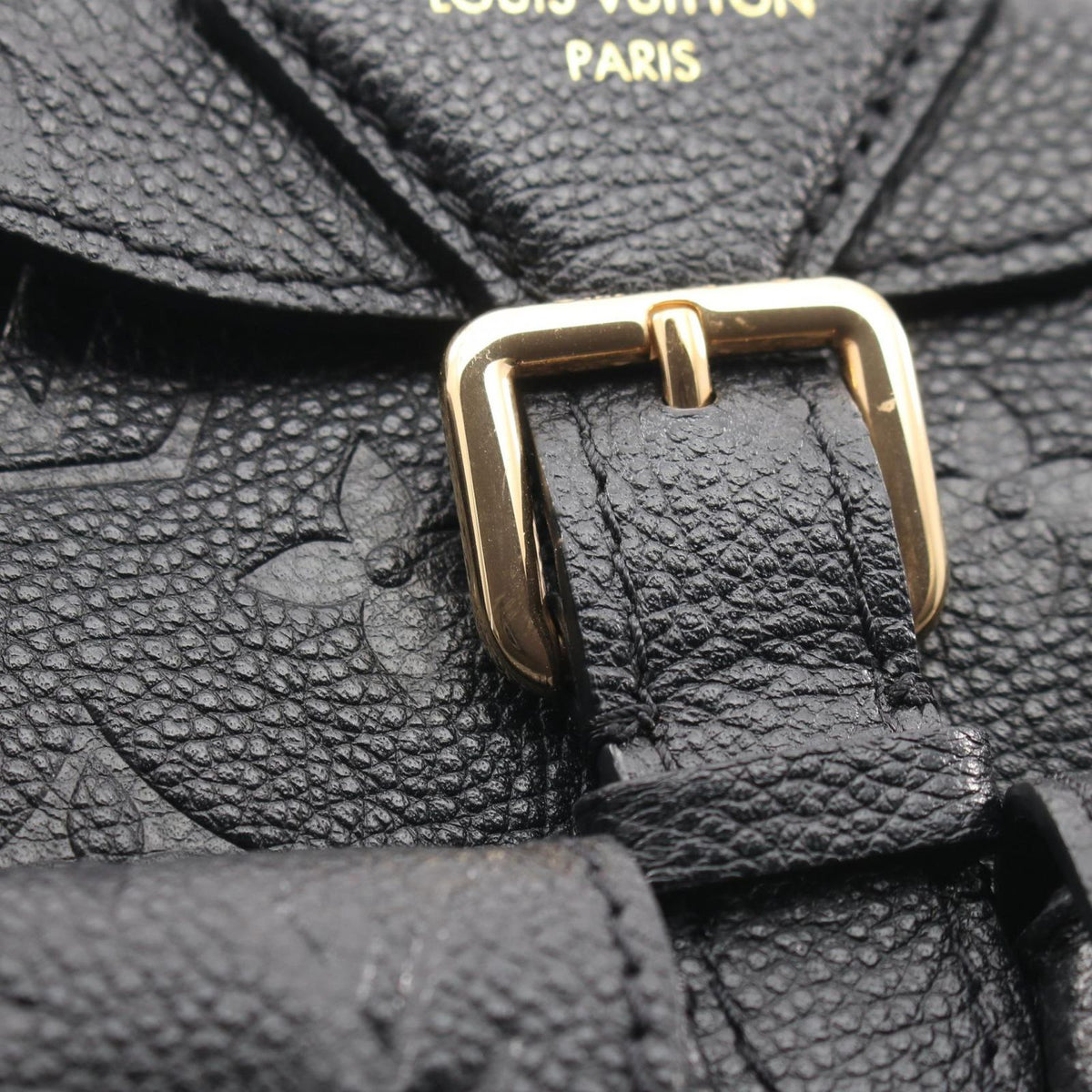 Louis Vuitton Backpack Monogram Empreinte Noir Leather Backup — view 8