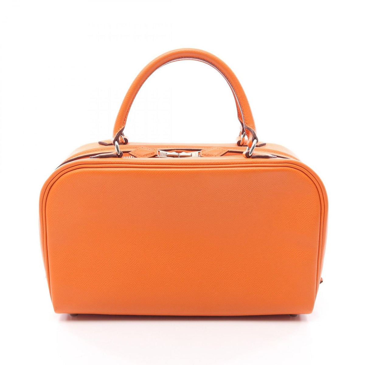 Hermes Handbag Sac Anvi 26 Orange Leather