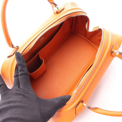 Hermes Handbag Sac Anvi 26 Orange Leather — view 3