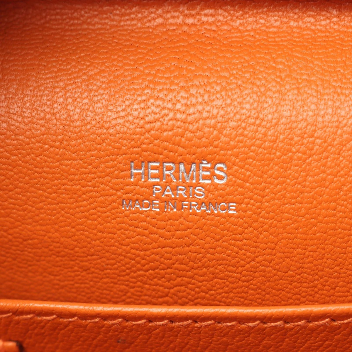 Hermes Handbag Sac Anvi 26 Orange Leather — view 4