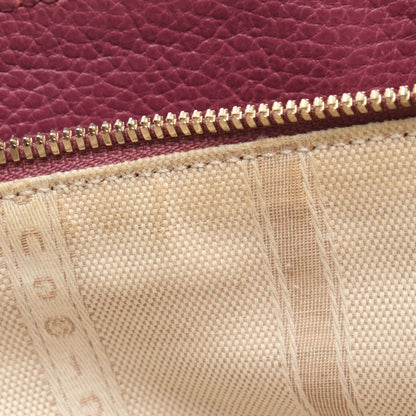 Gucci Tote Bag Interlocking G Pink Purple Leather — view 5