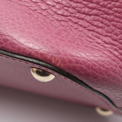 Gucci Tote Bag Interlocking G Pink Purple Leather — view 7